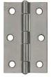 Photo of a butt hinge for a door.