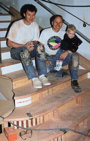 Dave and his brother, Chris, and his grandson, Noah.