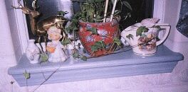 Photo of a window sill.