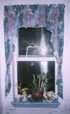 Photo of window dressing.
