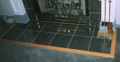 Photo of a hearth.
