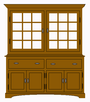 Drawing of our buffet.